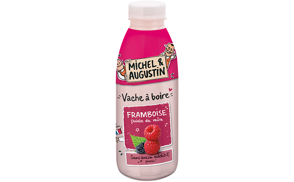 Vache à boire Framboise et pointe de Mûre